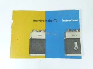 Vintage Mamiya / Sekor TL 500TL 1000TL Instruction Booklet - Picture 1 of 6
