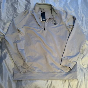 Adidas St. Louis Blues Pullover Sweater Quarter Zip Polyester grau Herren Gr. M - Bild 1 von 7