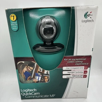 Logitech QuickCam Communicate MP Web Cam Camera  - Image 1 of 4
