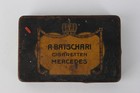 A. Batschari Cigaretten Mercedes 25 Zigaretten Blechdose