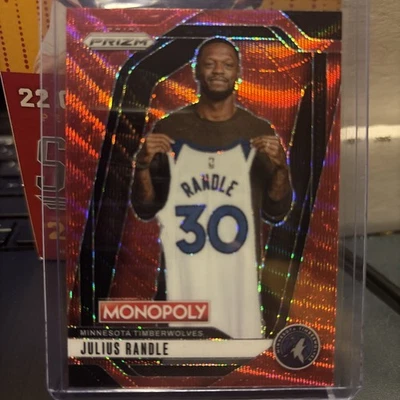 2024-25 帕尼 Prizm 大富翁篮球 Julius Randle 红色 Prizm #41 — 第 1/3 张图片