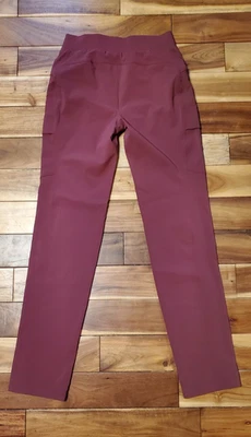 Calça de viagem Eddie Bauer elástica caminhada ao ar livre respirável leve secagem rápida 2 em excelente estado usado - Imagem 1 de 4