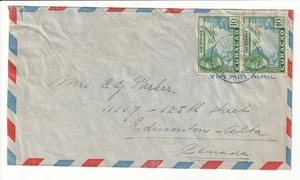 Curacao to Canada Airmail Cover - 1948 - Picture 1 of 2