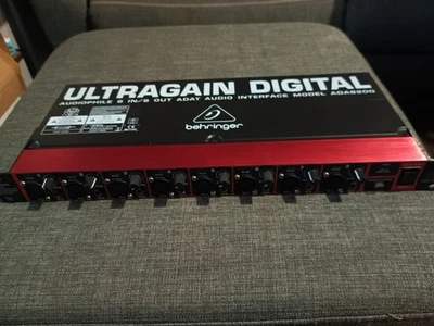 Behringer ADA8200 8-channel Microphone Preamp ADAT Audio Interface - Image 1 of 4