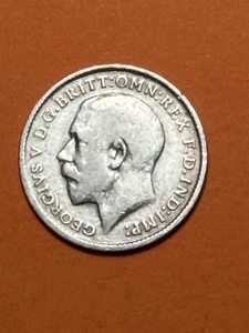 Gran Bretaña 1913 🇬🇧 plata 3 tres peniques (A3056) - Imagen 1 de 2