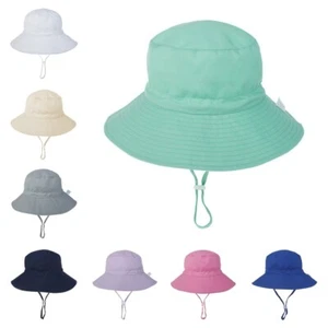 TOPTIE Toddler Hat Sun Hat with Chin Strap for Kids 6 Months - 6 Years Old - Picture 1 of 15