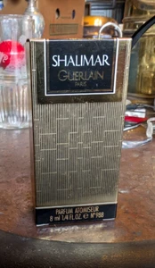 VINTAGE 1983 GUERLAIN SHALIMAR 8ml PARFUM SPRAY ATOMISER BOXED UNUSED - Picture 1 of 14