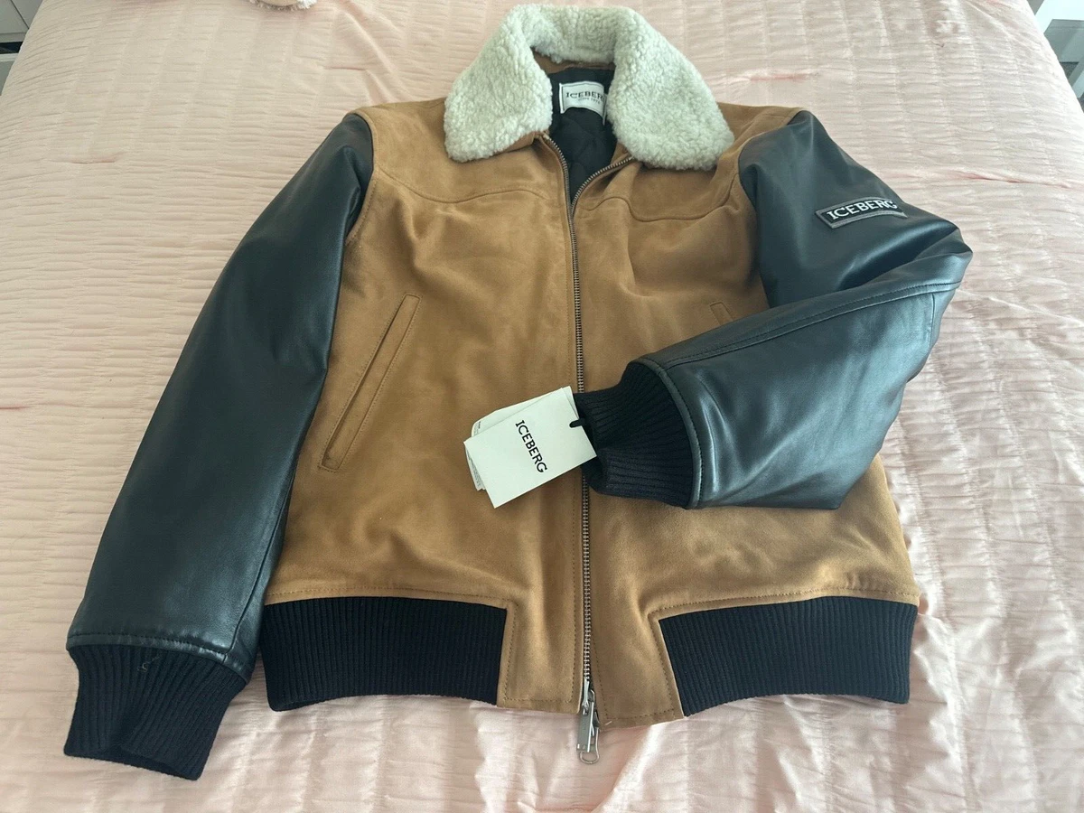 Iceberg Leather Outer Shell Coats, Jackets & Vests for Men for