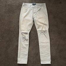 Forever 21 Khaki Ripped Jeans 31x30