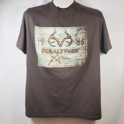 Realtree Xtra 1986 T-Shirt (M)- Whiskey Barrel - Image 1 of 3