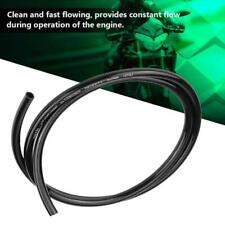 Motorcycle Rubber Oil Petrol Pipe 1M Black Fuel Line Hose 5mm/0.2in Non
