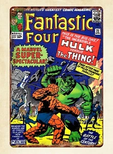 1960s fantastic four  comics  metal tin sign modern bedroom designs - Picture 1 of 4
