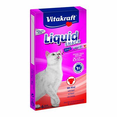 VITAKRAFT Snack Pour Chats Liquid Friandise Bœuf - 90g - Leckerli Crème • 3.45€