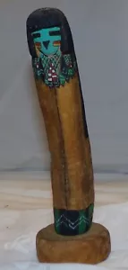 Hopi Tewa Corn Maiden Sharan Grove Wooden Statue Hand Carved Native American 9" - Picture 1 of 10