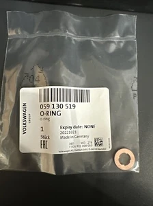 New Genuine Audi VAG Group Injector Cooper Washer 059130519 - Picture 1 of 1