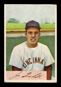 1954 Bowman Baseball #76 Joe Nuxhall CREASED  Cincinnati Reds