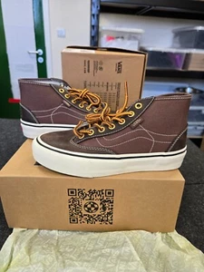 Vans trainers size 3.5 UK Brown - Unisex - Harry Bryant Destruct Mid V - BNIB - Picture 1 of 9