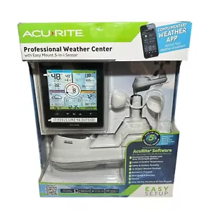 AcuRite Color Wireless Professional Weather Station with Easy Mount 5 in 1... - Picture 1 of 4