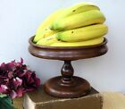 Wooden fruit bowl Oak Vintage