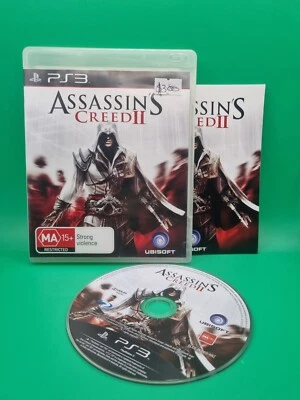 PlayStation 3 PS3  Assassin's Creed II 2 Complete W Manual - Very Good Condition - Image 1 of 3