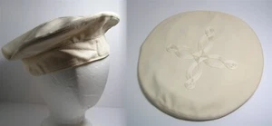 Vintage Exquisitely Embroidered TAM Hat Beret - Picture 1 of 3