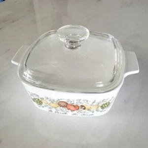 Corning Ware Le Persil La Sauge Spice of Life 1.5 Qt. A-1 1/2-B With Lid - Picture 1 of 5