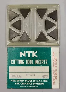 10 NTK TNG332 C= 0.12 HC2 Ceramic Inserts TNG 332 T0525 HC2 - Picture 1 of 1