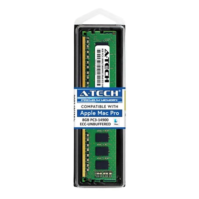8GB PC3-14900 1866 ECC UNBUFFERED MacPro6,1 ME253LL/A APPLE Mac Pro MEMORY RAM - Image 1 of 4