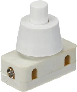 Interruptor Pulsador Tipo flexo y escolar, 6A/250V, Conexión a Tornillo - Imagen 1 de 3