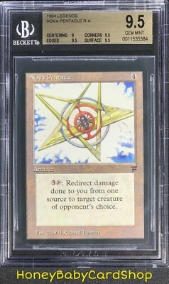 MTG Legends 1994 Nova Pentacle BGS 9.5 GEM MINT Old School 93/94 - Image 1 of 4