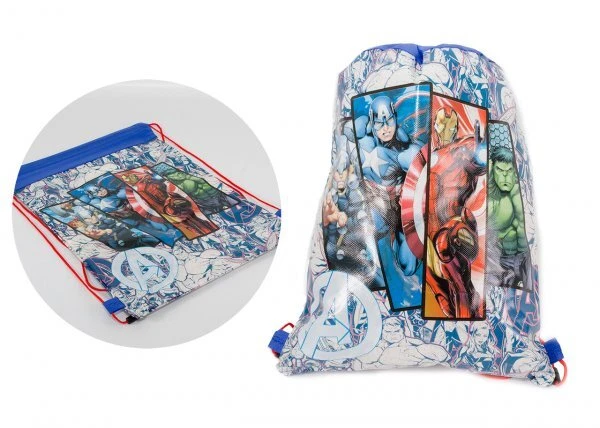 CHARACTER LICENSED DRAWSTRING PULL STRING P.E. GYM SCHOOL BAG DISNEY BOYS GIRLS