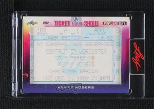 2022 Leaf Metal Pop Century Ticket to the Show Kenny Rogers #TS-346 qf8
