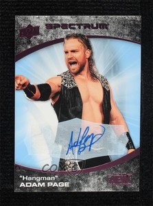2021 Upper Deck AEW Spectrum Beach Auto /5 Hangman Adam Page #10 Auto