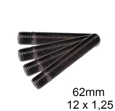 Serie 4 Colonnette SPARCO 24912562 per Distanziali LUNGHE 62 mm M12 Passo 1,25  - Imagen 1 de 3