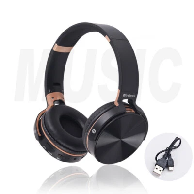 Cuffie HiFi Premium Stereo Pieghevoli Bluetooth On Over Ear Wireless - Immagine 1 di 4