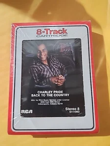Charley Pride Back To The Country 8 Track Tape - SEALED - Picture 1 of 3
