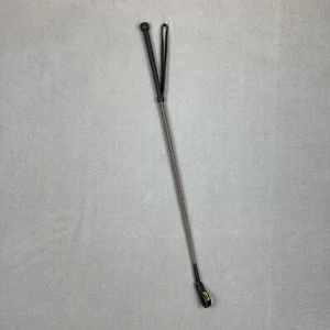 County Black Leather Whip Horse Equestrian Riding Crop Made In England 26 Inch - Picture 1 of 8