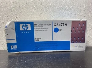 Genuine HP Q6471A LaserJet Cyan Toner Cartridge NEW Open Box - Picture 1 of 6