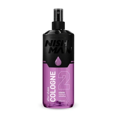 Nishman 02 After Shave Cologne Storm 400ml Lindert Irritationen nach der Rasur