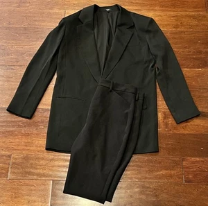 Blazer Chaqueta Pantalones Express Negro Para Mujer XS/S 10L Poliéster Botón 2 Piezas Traje - Imagen 1 de 22