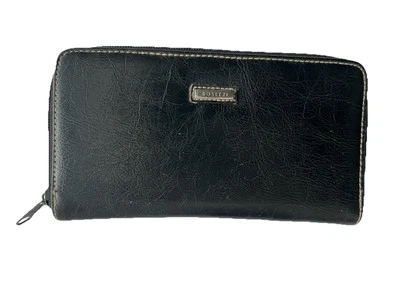 Rosetti Wallet Black Clutch Zip Credit Cards Coins Women Accessory - Image 1 of 4