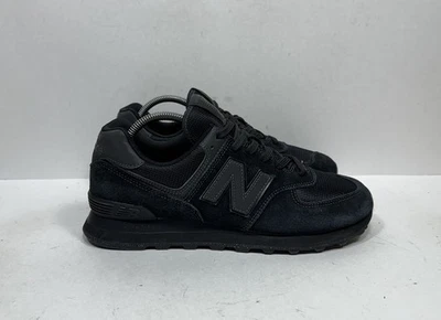 New Balance 574 Core Triple Black Men's Size 9 Athletic Sneakers ML574EVE - Image 1 of 4