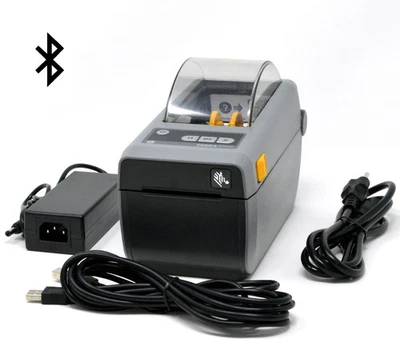 Zebra ZD410 Direct Thermal Barcode Label Receipt Printer USB Bluetooth - Image 1 of 4
