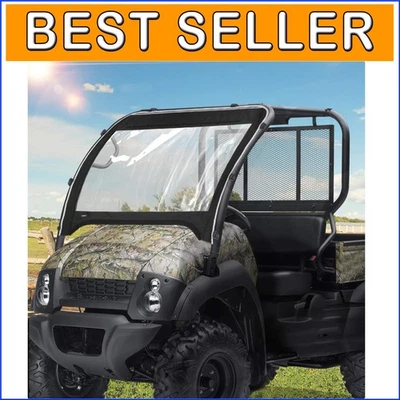Water-Resistant Clear Fold-Up Window for Kawasaki Mule 600/610 UTV (2005-2016) - Image 1 of 4