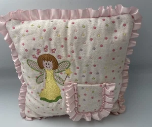 Zahnfee Kissen Happy Fairy Prinzessin mehrfarbig mit Tasche - Bild 1 von 7