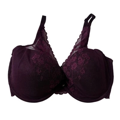 Sujetador Natori Ciruela Floral Encaje Con Aros Multiusos Correa Mujer Talla 32DDD | 64-18 Foto 1 de 4