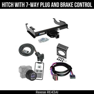Hitch Tow PKG+ Brake Control For 63-87 Chevy GMC C/K 99-00 Ford F-350 Super Duty - Image 1 of 4