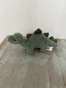 Jellycat Mini Fossily Stegosaurus Giocattolo Morbido - Piccolo Dinosauro Peluche Ottime Condizioni - Foto 1 di 9