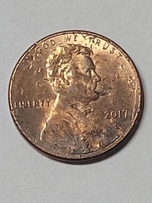 2017 Penny No Mint Mark Error - Image 1 of 4