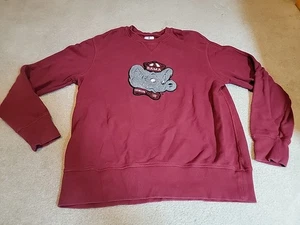 University of Alabama Crimson Tide Embroidered Sweatshirt Size XL Maroon Patch - Bild 1 von 7